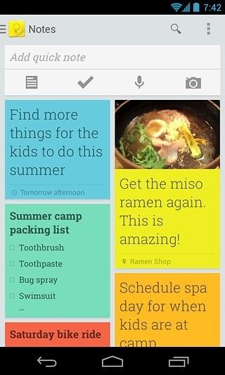 Google Keep(谷歌云笔记)