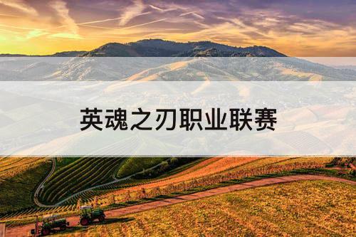 英魂之刃职业联赛