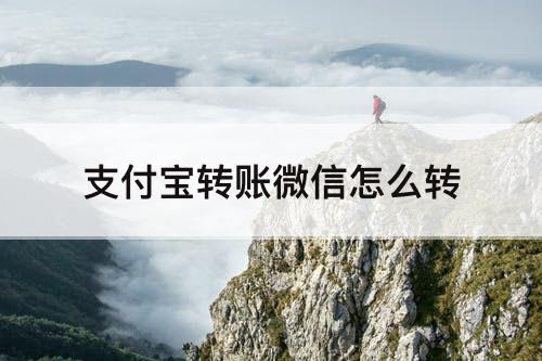 支付宝转账微信怎么转