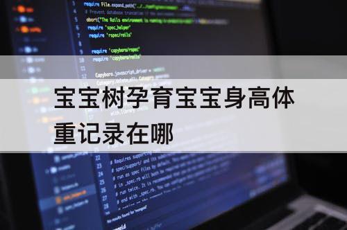 宝宝树孕育宝宝身高体重记录在哪