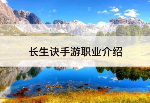 长生诀手游职业介绍