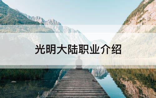 光明大陆职业介绍