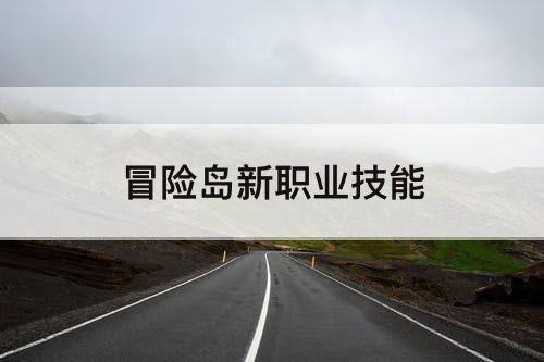 冒险岛新职业技能