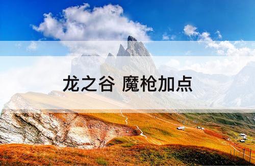 龙之谷 魔枪加点