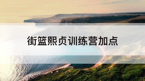 街篮熙贞训练营加点