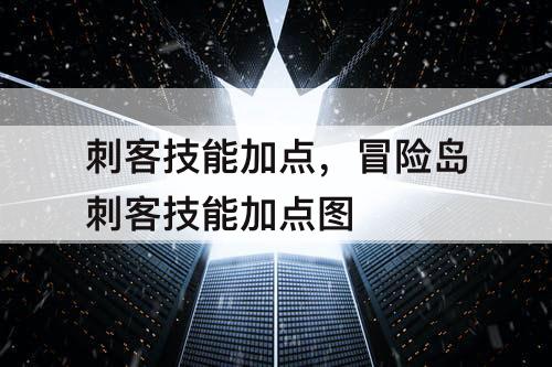 刺客技能加点，冒险岛刺客技能加点图
