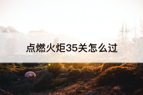 点燃火炬35关怎么过