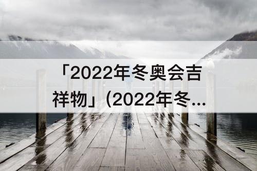 「2022年冬奥会吉祥物」(2022年冬奥会吉祥物图片 手抄报)