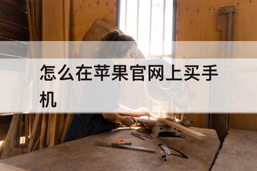怎么在苹果官网上买手机
