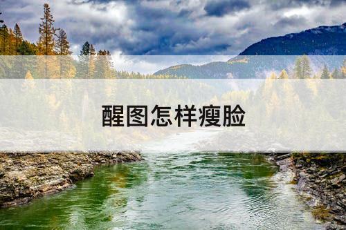 醒图怎样瘦脸