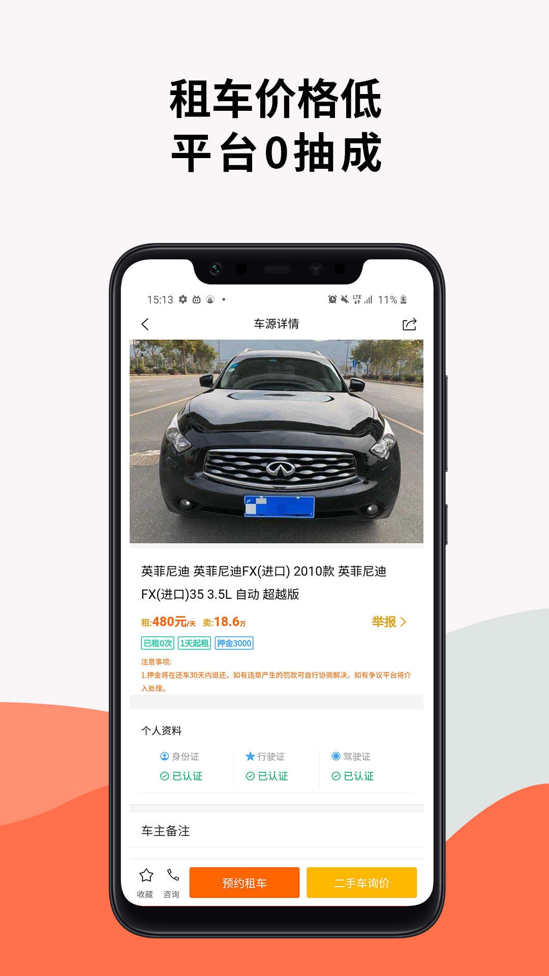 一闲租车