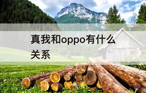 真我和oppo有什么关系