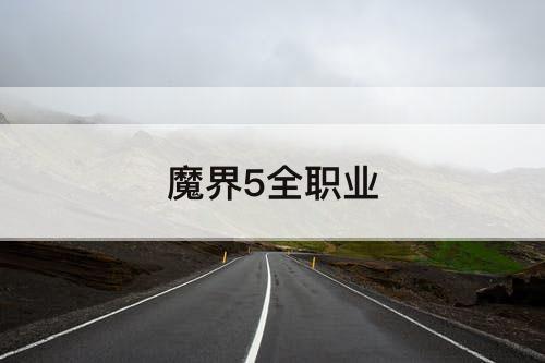 魔界5全职业