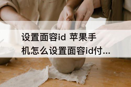 设置面容id 苹果手机怎么设置面容id付款