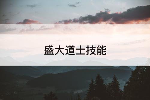 盛大道士技能