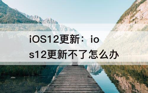 iOS12更新：ios12更新不了怎么办