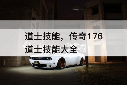 道士技能，传奇176道士技能大全