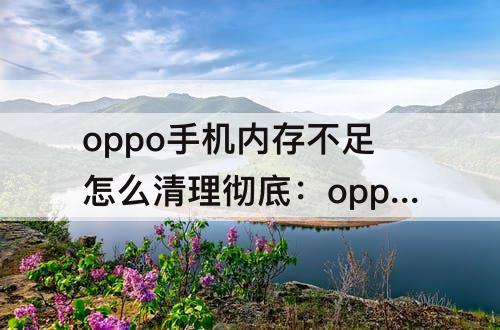 oppo手机内存不足怎么清理彻底：oppo手机内存不足怎么清理彻底才不会清理掉