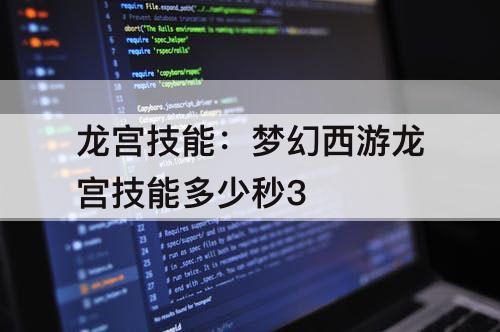 龙宫技能：梦幻西游龙宫技能多少秒3