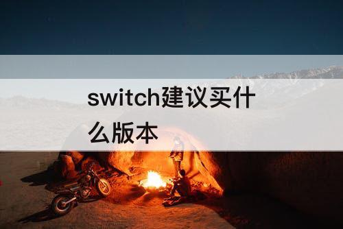 switch建议买什么版本