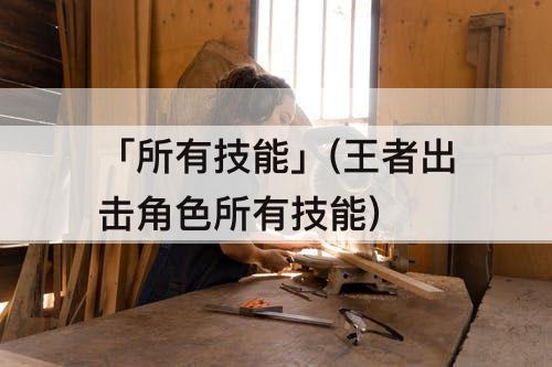 「所有技能」(王者出击角色所有技能)