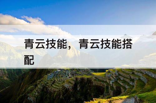 青云技能，青云技能搭配