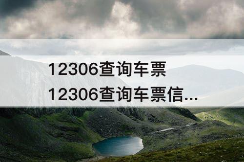 12306查询车票 12306查询车票信息