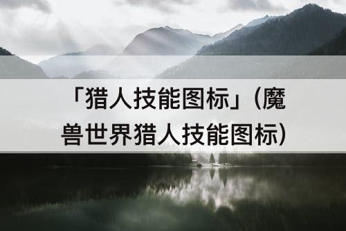「猎人技能图标」(魔兽世界猎人技能图标)