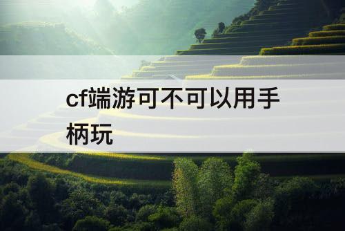 cf端游可不可以用手柄玩