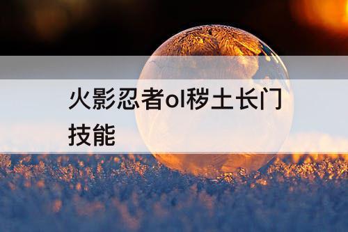 火影忍者ol秽土长门技能