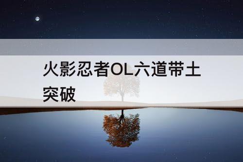 火影忍者OL六道带土突破