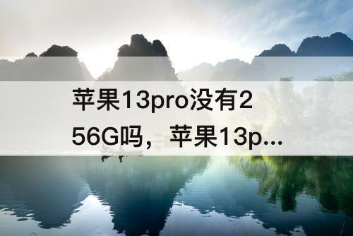 苹果13pro没有256G吗，苹果13pro没有256g吗?