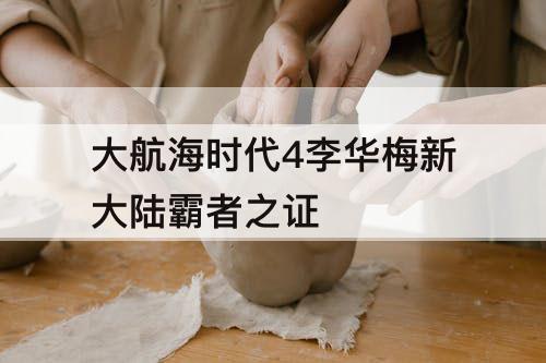 大航海时代4李华梅新大陆霸者之证