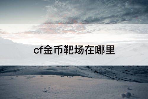 cf金币靶场在哪里
