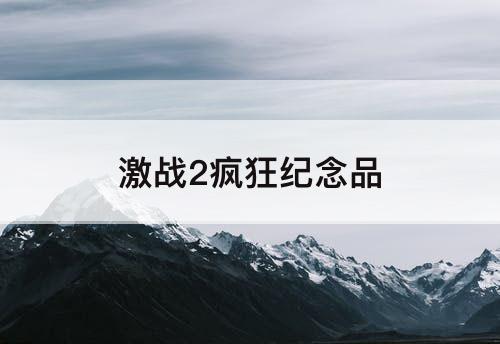 激战2疯狂纪念品