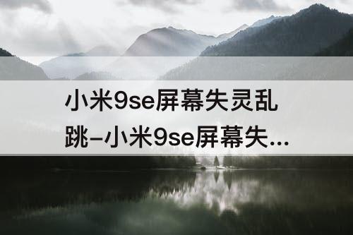 小米9se屏幕失灵乱跳-小米9se屏幕失灵乱跳乱点