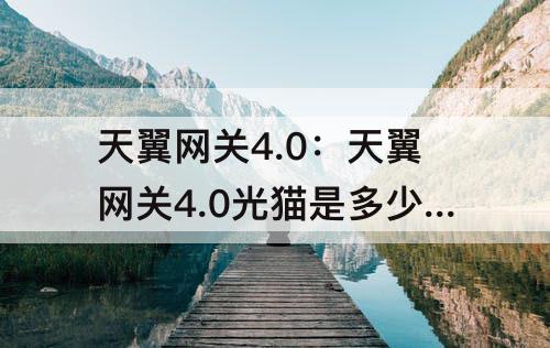 天翼网关4.0：天翼网关4.0光猫是多少兆的