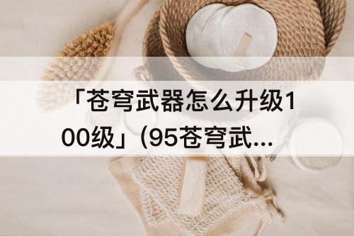 「苍穹武器怎么升级100级」(95苍穹武器怎么升级100级)