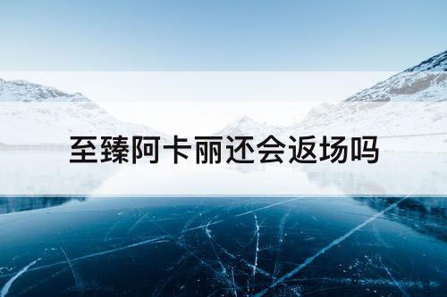 至臻阿卡丽还会返场吗