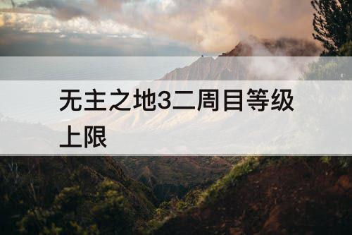 无主之地3二周目等级上限