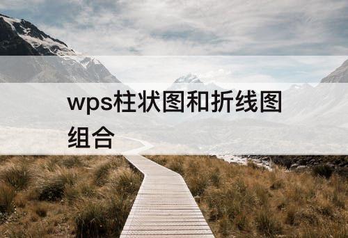 wps柱状图和折线图组合