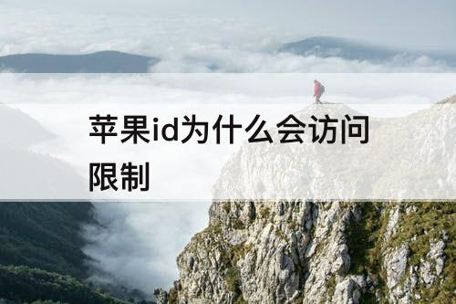 苹果id为什么会访问限制