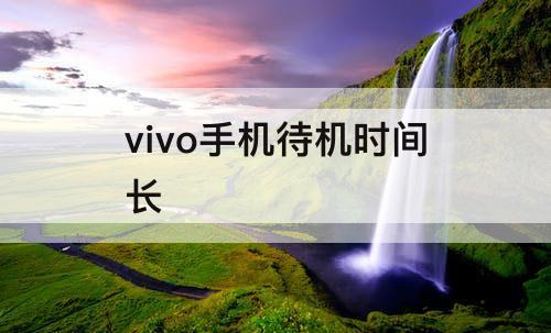 vivo手机待机时间长