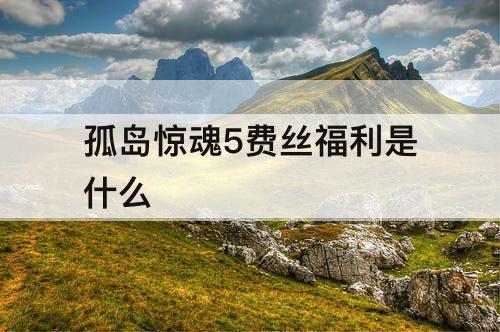 孤岛惊魂5费丝福利是什么
