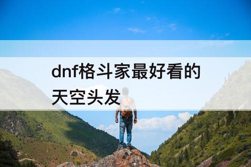 dnf格斗家最好看的天空头发