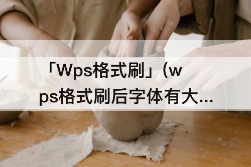 「Wps格式刷」(wps格式刷后字体有大有小怎么办)