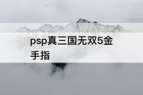 psp真三国无双5金手指