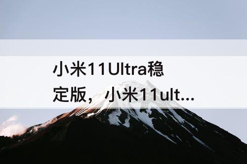 小米11Ultra稳定版，小米11ultra稳定版背屏