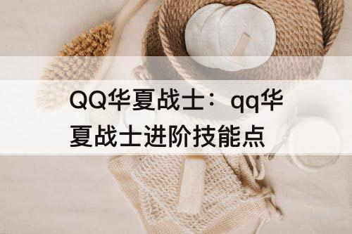 QQ华夏战士：qq华夏战士进阶技能点