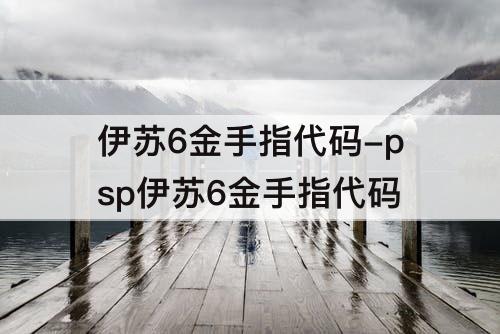 伊苏6金手指代码-psp伊苏6金手指代码